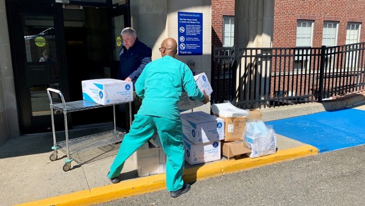 Housatonic Community College Donates Critical Medical Supplies  To Hospital Fighting Coronavirus
