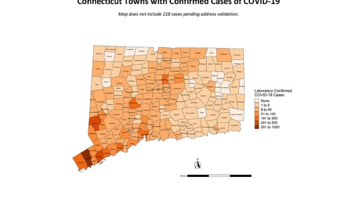 Lamont: coronavirus cases in Connecticut increase by 1,091 in  a day with so far 909 in hospital and 132 dead